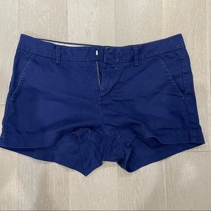 Uniqlo blue cotton shorts - size 8